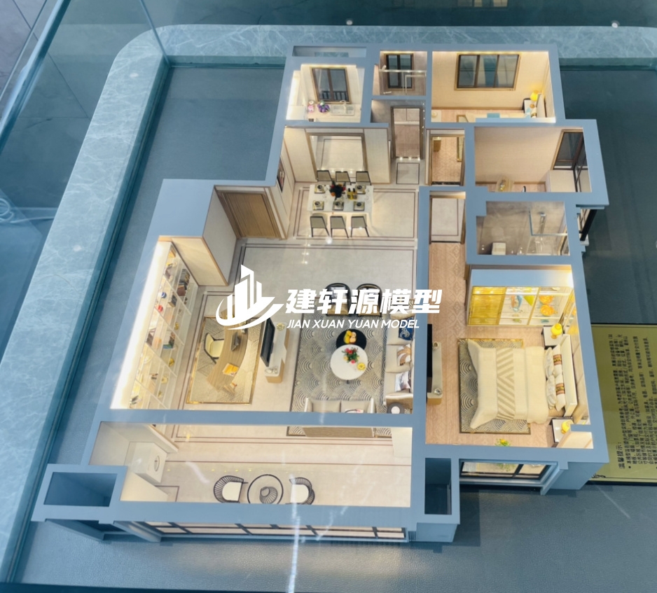 唐河地产户型模型